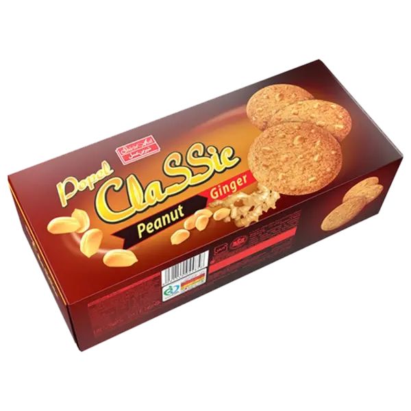کوکی زنجبیل بادام زمینی پاپل