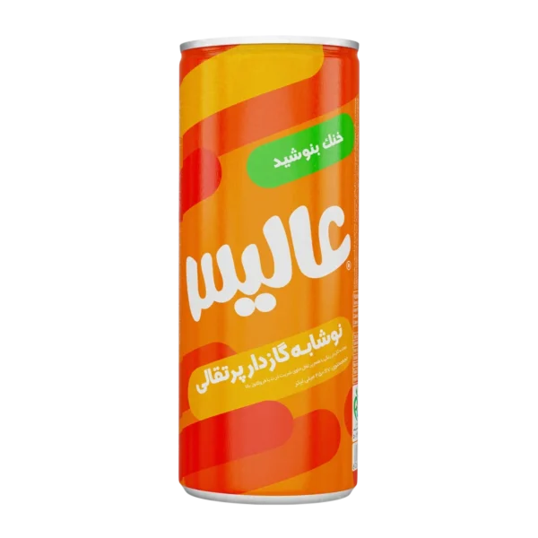 نوشابه پرتقالی 250 میلی‌لیتر عالیس